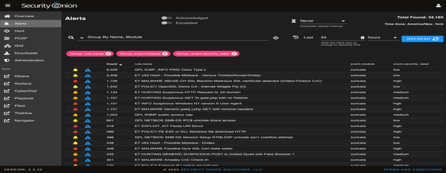 Security Onion Linux distro for intrusion detection